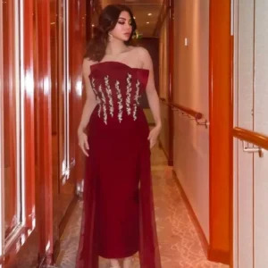 فستان سهرة فاخر بتوقيع هيفاء وهبي